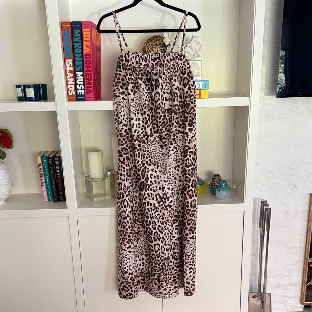Leopard Print Maxi Dress